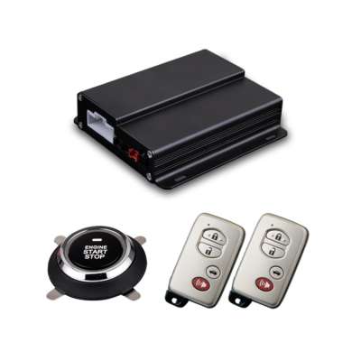 Top PKE Car Alarm Push Button Start Stop Remote Start Stop Keyless Entry passwords keypad